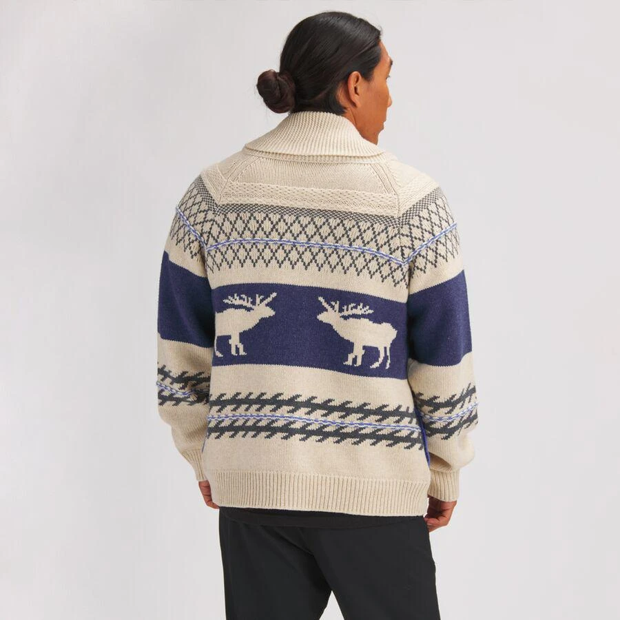 商品Backcountry|Merino Wool/Organic Cotton Textured Cardigan Sweater - Men's,价格¥794,第5张图片详细描述