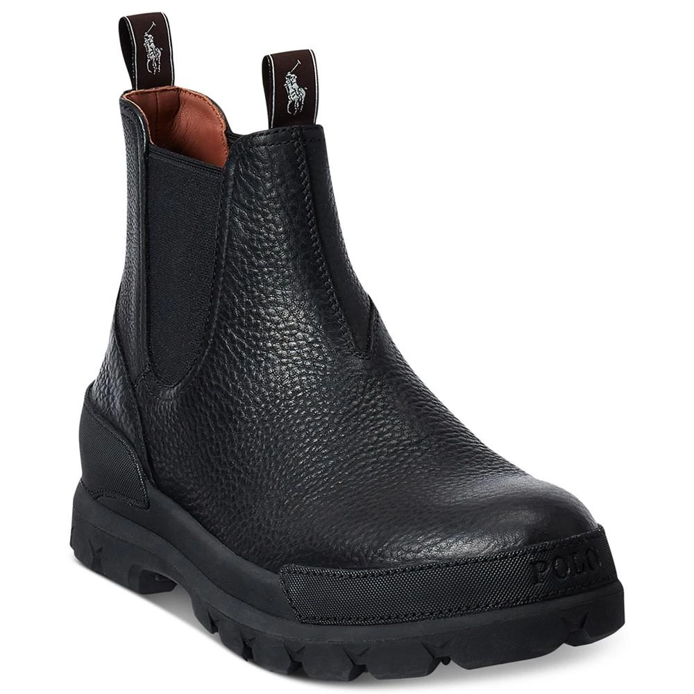 商品Ralph Lauren|Men's Oslo Tumbled Leather Chelsea Boots,价格¥597,第1张图片