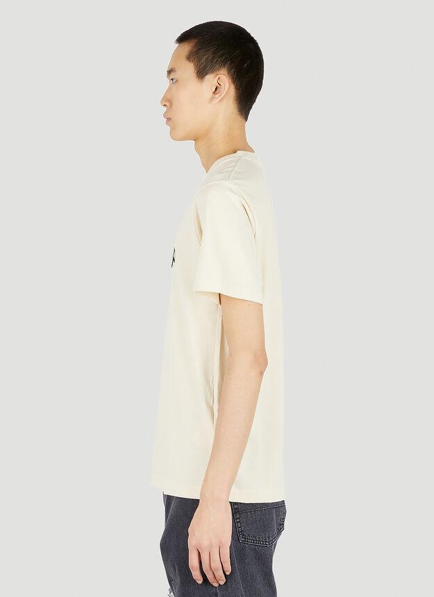 Revolve Logo Print T-Shirt in Cream商品第3张图片规格展示