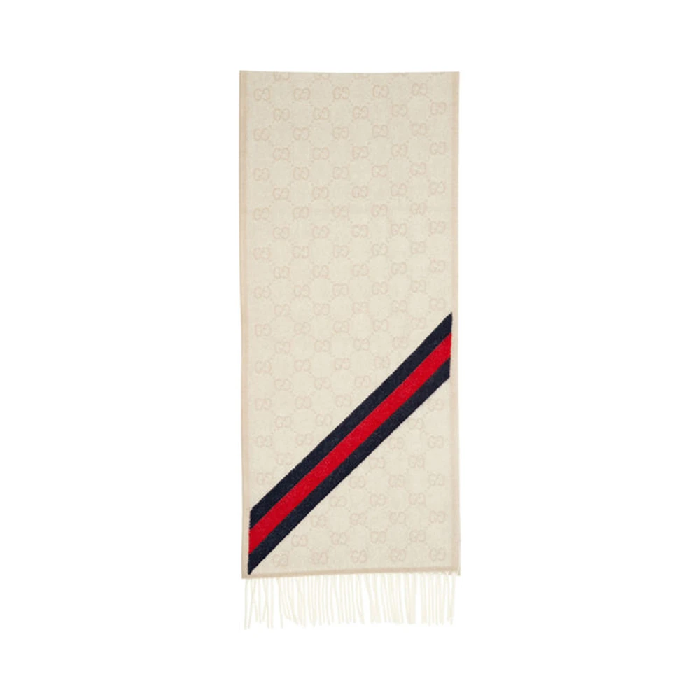 GUCCI 奶油色中性围巾 570603-3G200-9568 商品