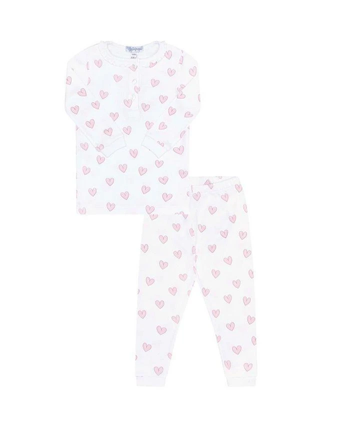 商品Nellapima|Girls' Pink Heart Print Pajama - Baby,价格¥404,第1张图片