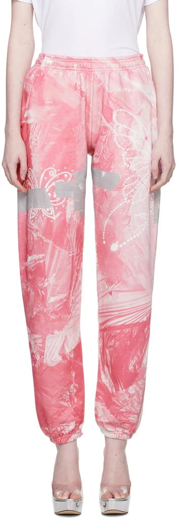 商品Praying|Pink Garbage Sweatpants,价格¥482,第1张图片