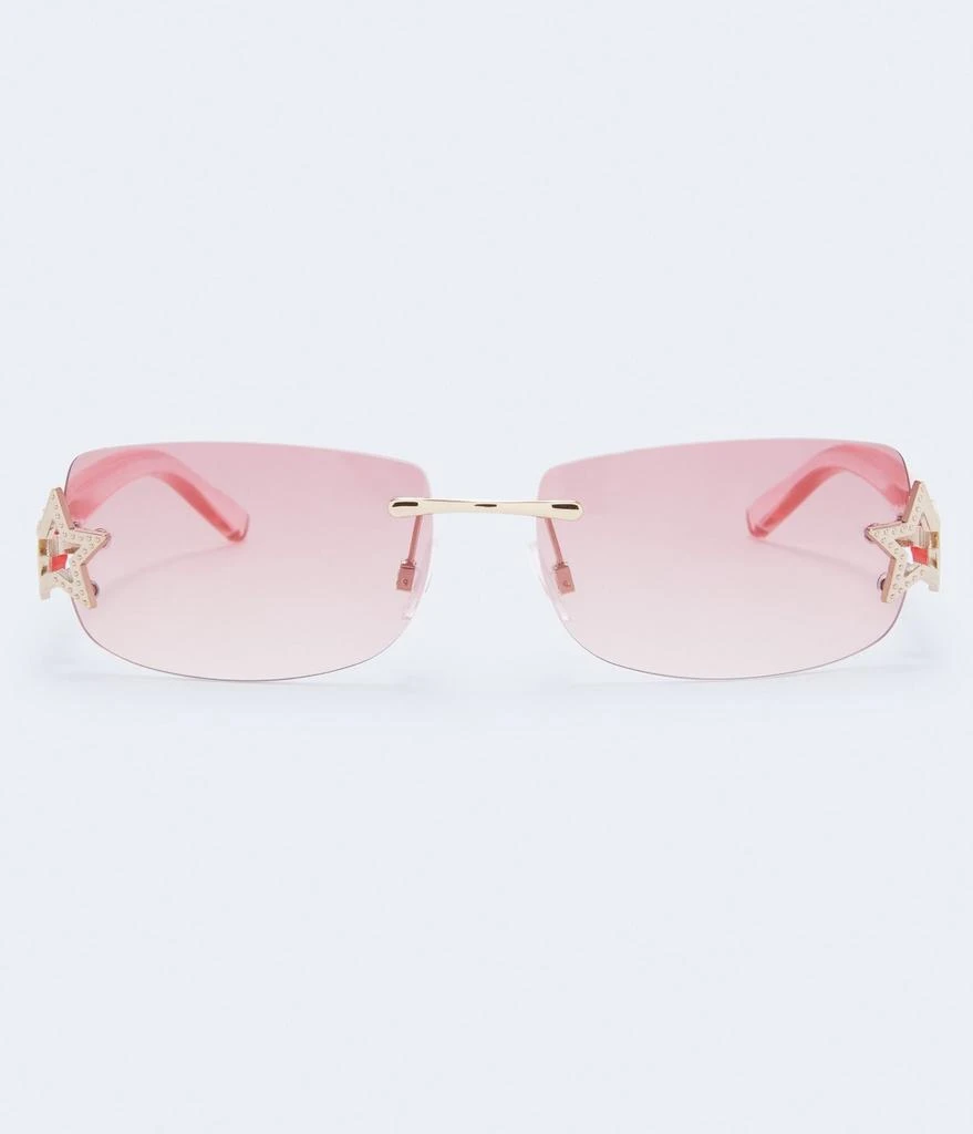 商品Aeropostale|Aeropostale Rimless Rectangular Star Sunglasses,价格¥61,第1张图片