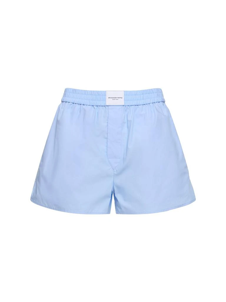 商品Alexander Wang|Classic Cotton Boxer Shorts,价格¥1737,第1张图片