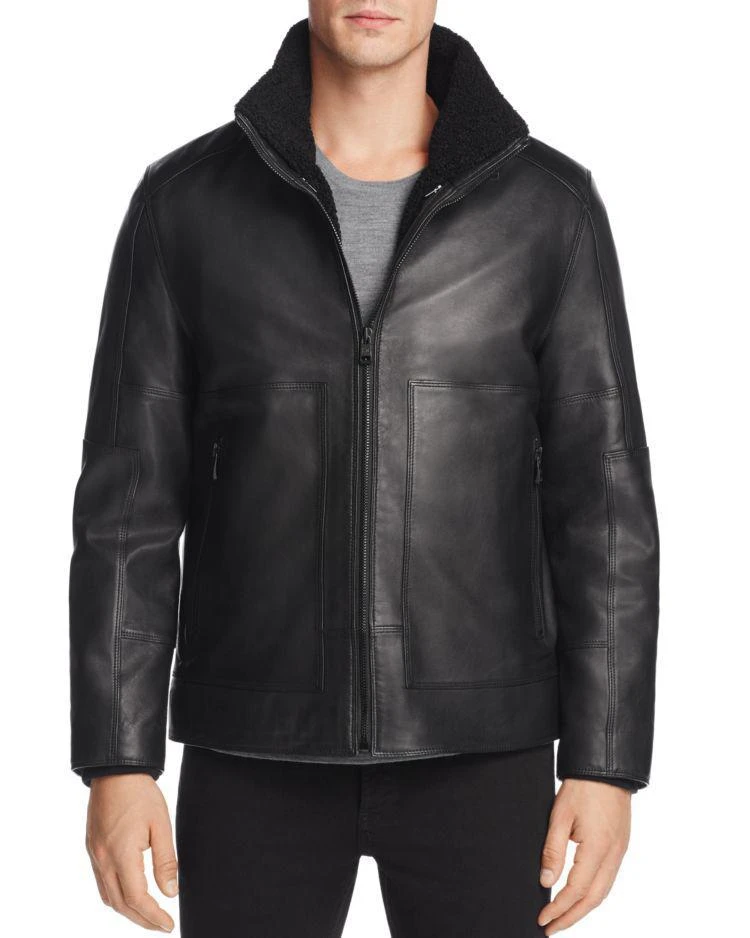 商品Andrew Marc|Trailblazer Leather Jacket ,价格¥5943,第1张图片