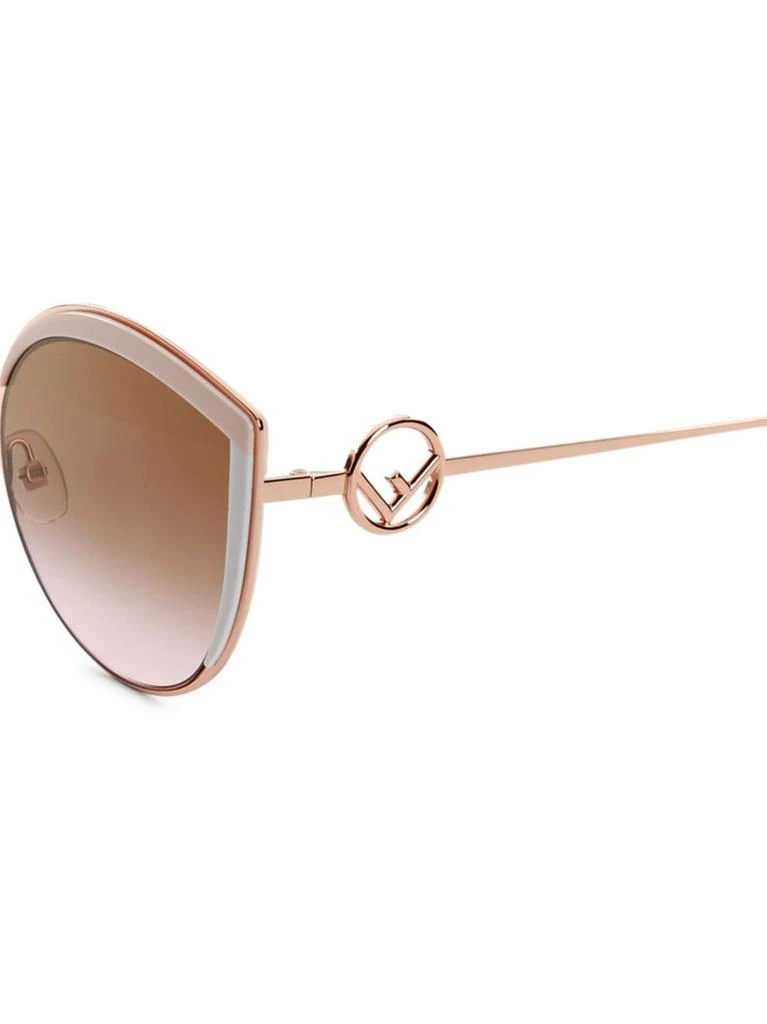 商品Fendi|Fendi - 58MM Metal Cat Eye Sunglasses,价格¥2629,第3张图片详细描述