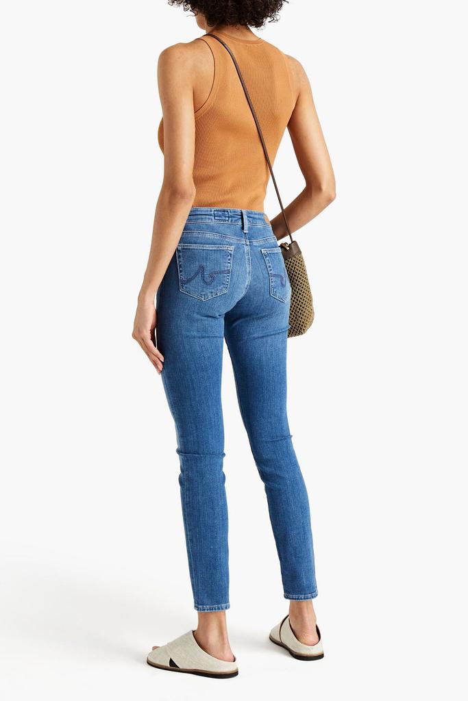 Prima faded mid-rise skinny jeans商品第3张图片规格展示