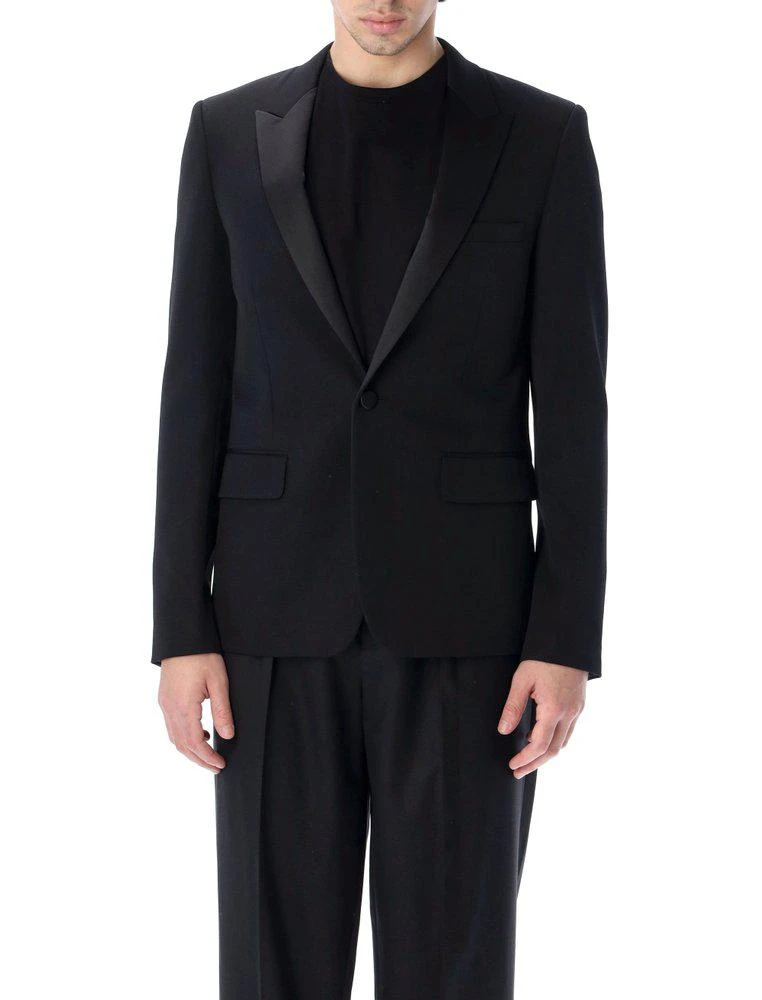 商品Yves Saint Laurent|Saint Laurent Peaked Lapel Tuxedo Jacket,价格¥14154,第1张图片