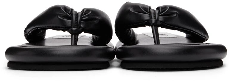 商品MAISON MARGIELA|Black Faux-Leather Padded Sandals,价格¥823,第2张图片详细描述