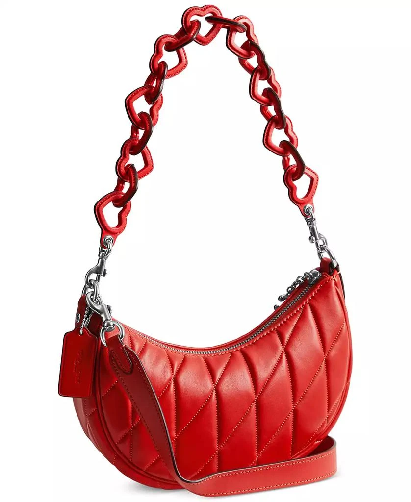 商品Coach|Quilted Pillow Leather Mira Shoulder Bag with Heart Strap,价格¥2235,第4张图片详细描述