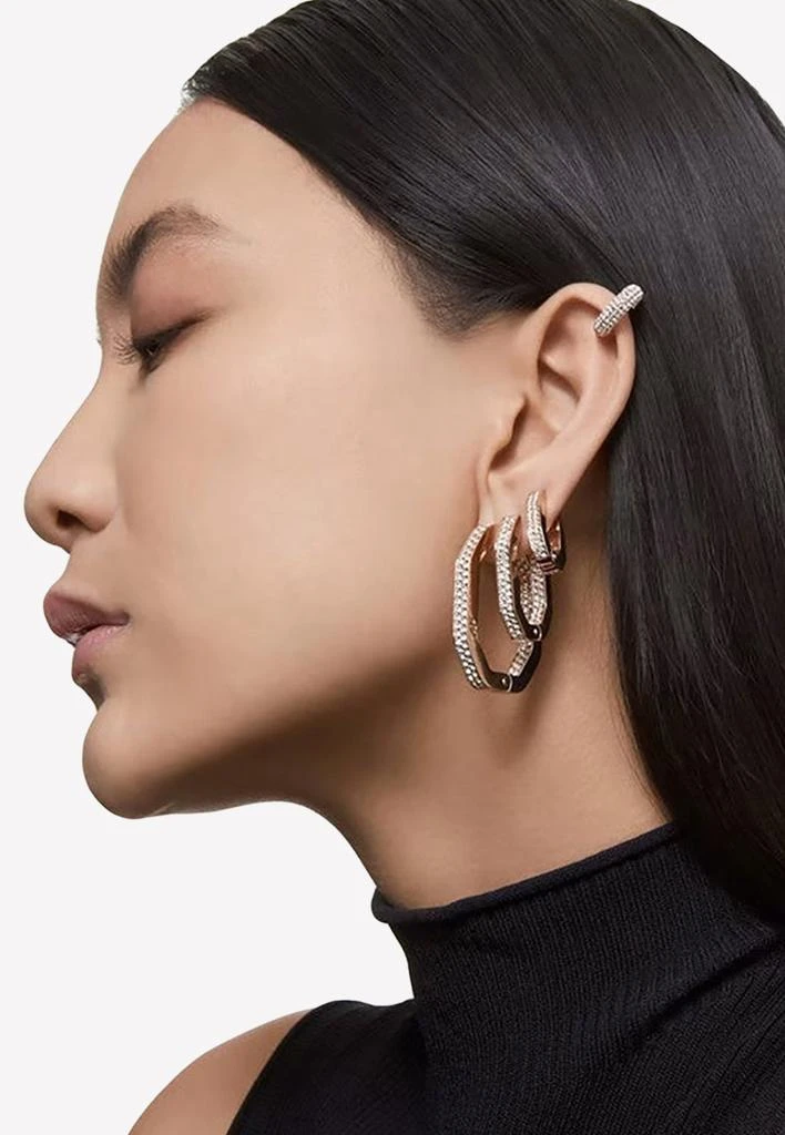 商品Swarovski|Dextera Crystal-Embellished Hoop Earrings,价格¥1502,第2张图片详细描述