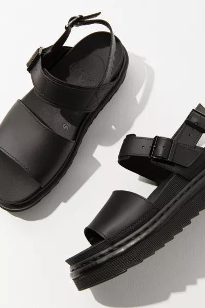 商品Dr. Martens|Dr. Martens Voss Black Leather Sandal,价格¥736,第1张图片