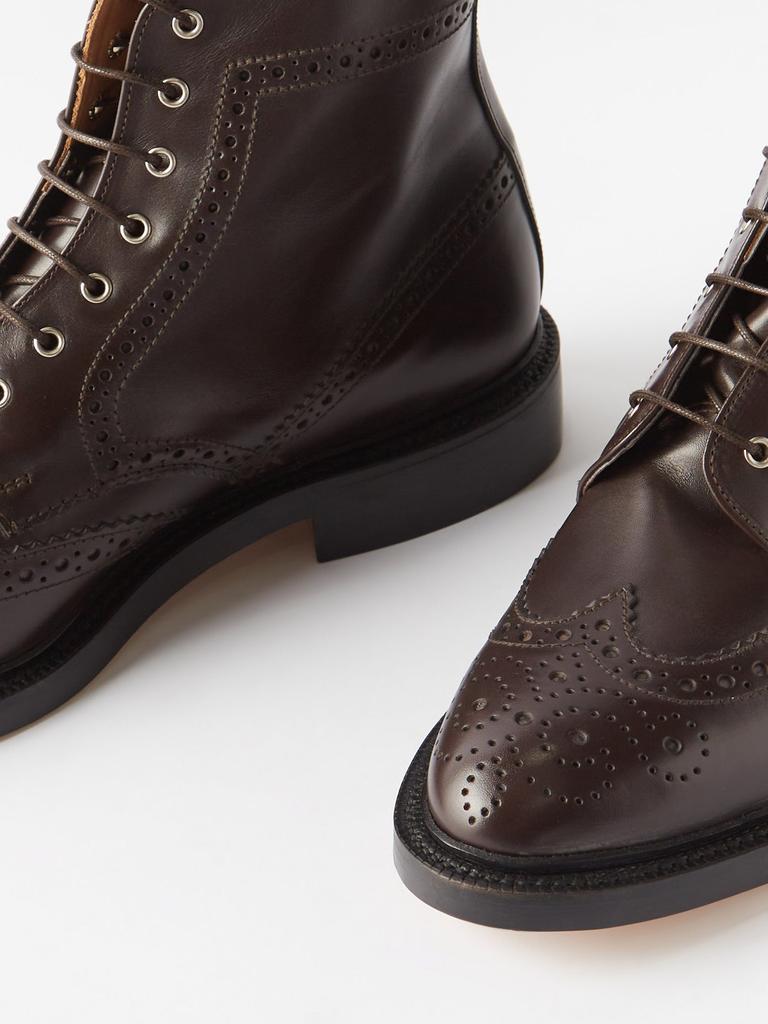 商品Thom Browne|Wingtip perforated leather boots,价格¥9546,第5张图片详细描述