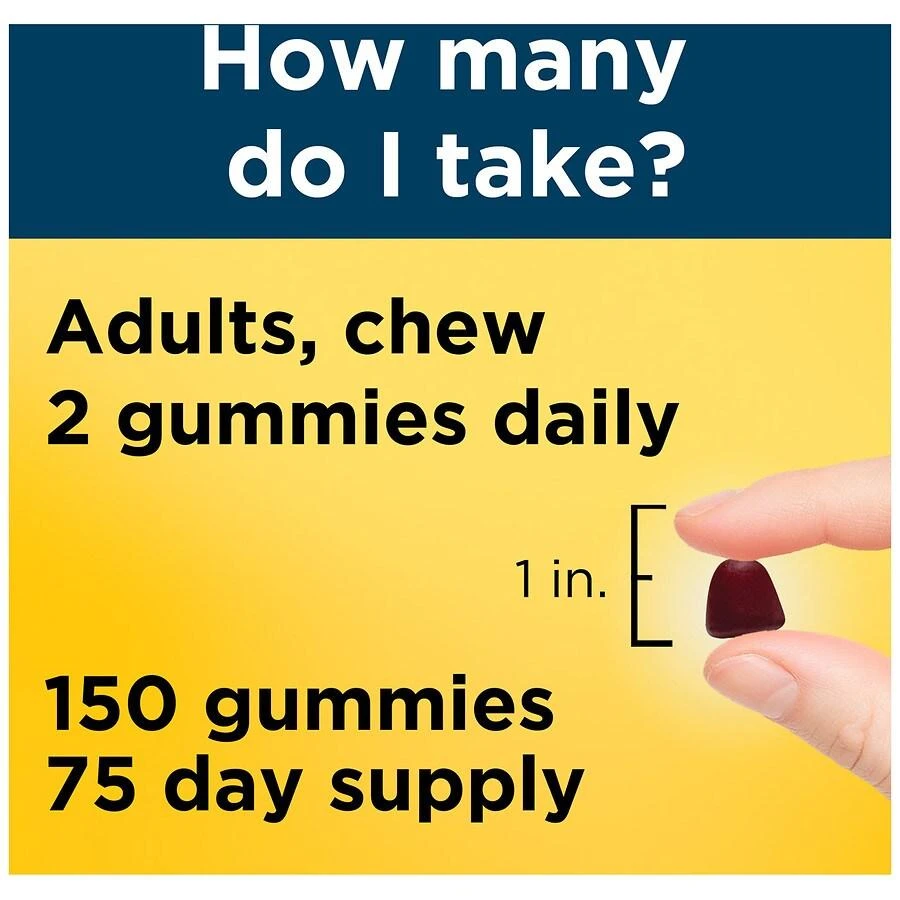 商品Nature Made|Multi for Him Gummies, Value Size,价格¥164,第4张图片详细描述
