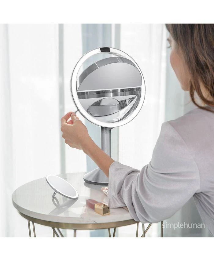 商品simplehuman|10" Sensor Makeup Mirror, Trio Magnification & Adjustable Brightness,价格¥2220,第4张图片详细描述