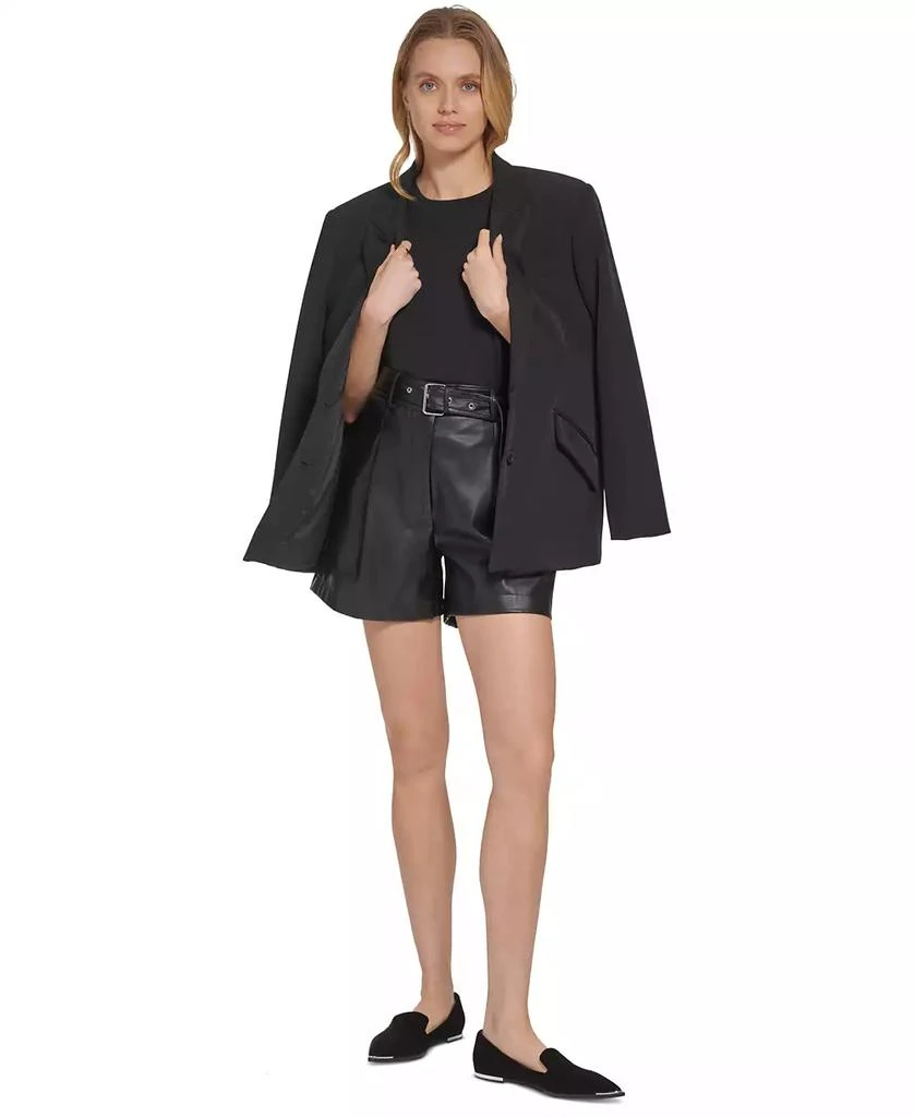 商品DKNY|Women's Peak Lapel Two-Button Long-Sleeve Blazer,价格¥1114,第5张图片详细描述