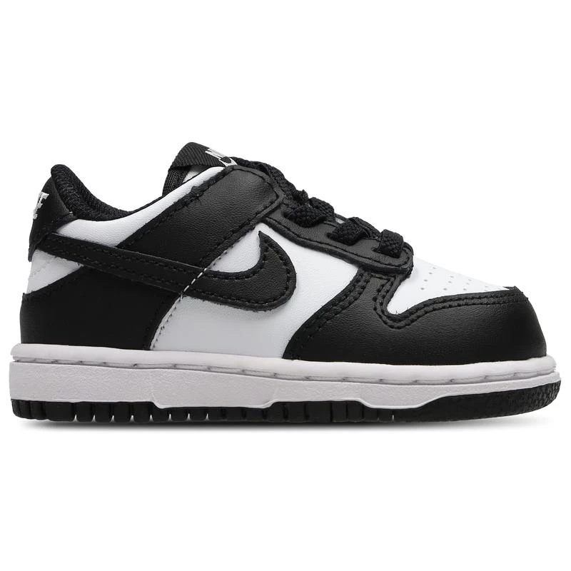 商品NIKE|婴童 耐克 Nike Dunk Low "White/Black" 白黑 熊猫 板鞋,价格¥452,第1张图片详细描述