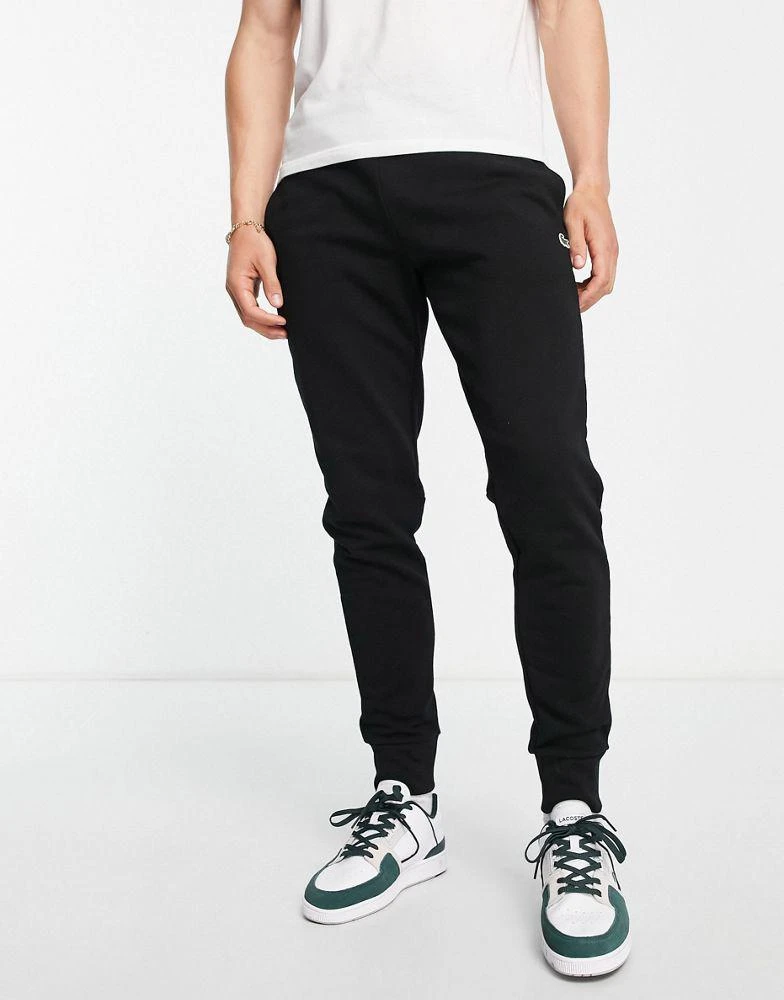 商品Lacoste|Lacoste cotton joggers in black,价格¥493,第1张图片