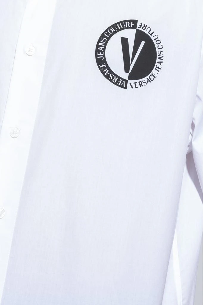 商品Versace|Versace Jeans Couture Logo Printed Short-Sleeved Shirt,价格¥855,第4张图片详细描述