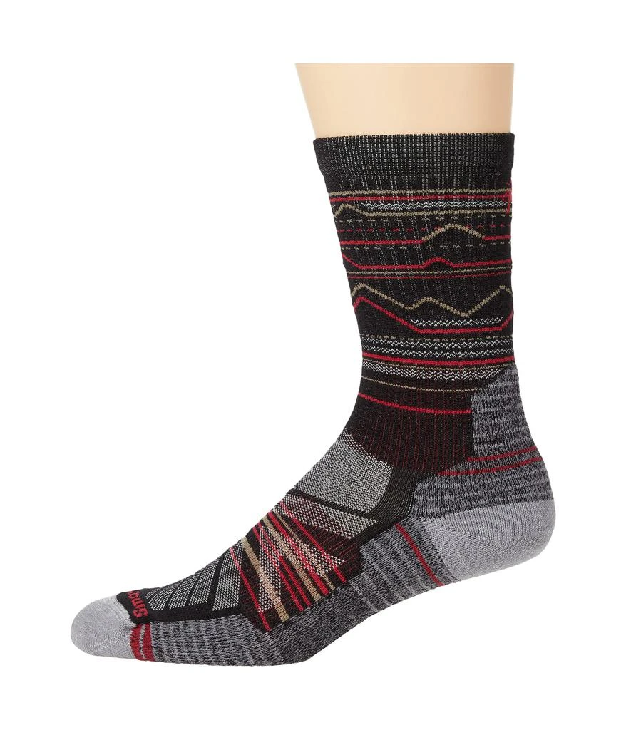 商品SmartWool|Performance Hike Light Cushion Mountain Range Pattern Crew,价格¥192,第1张图片