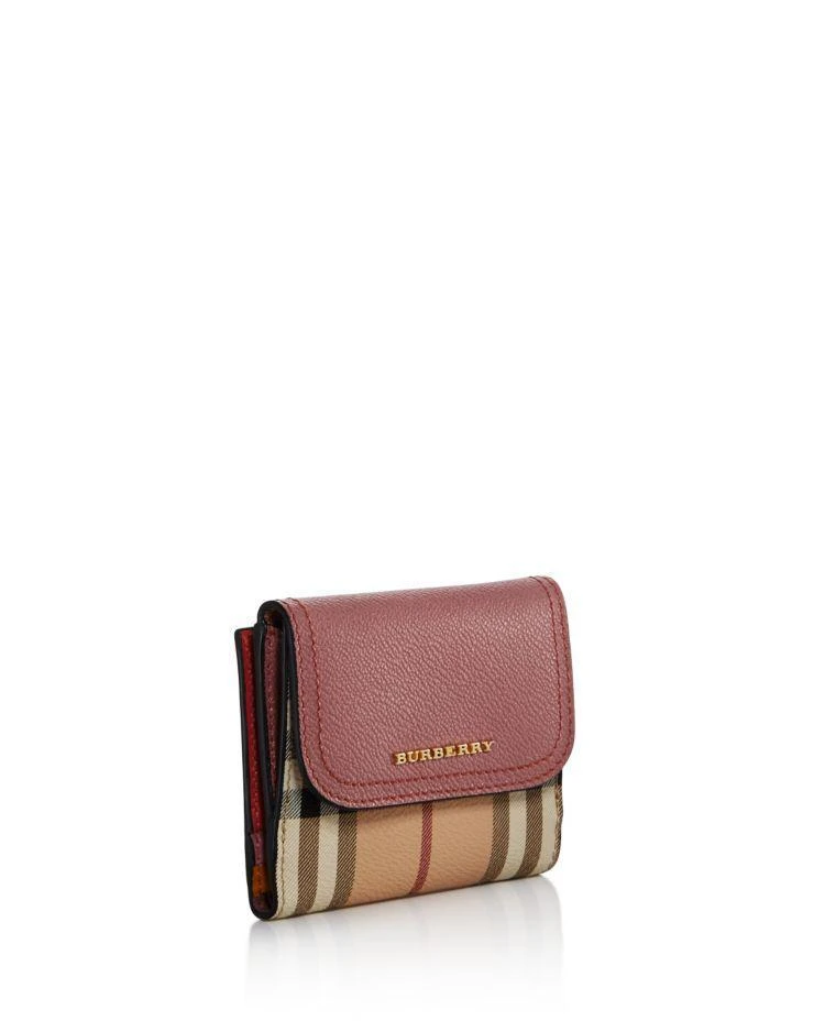 商品Burberry|Luna Haymarket Check Bifold Wallet,价格¥3255,第2张图片详细描述