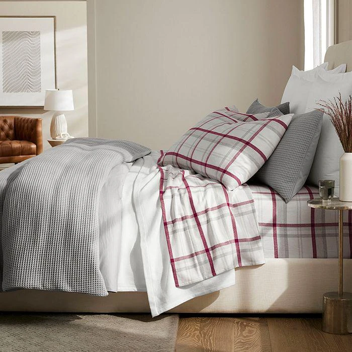 商品Boll & Branch|Flannel Heathered Plaid Sheet Set -  Twin,价格¥2086,第2张图片详细描述