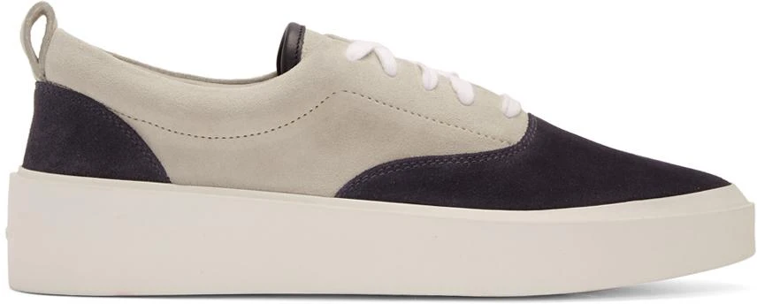 商品Fear of god|Black & Grey Suede Sneakers,价格¥2286,第1张图片