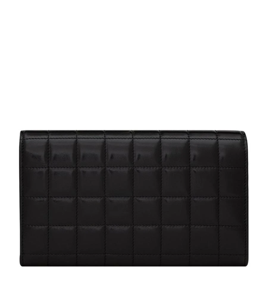 商品Yves Saint Laurent|Leather Matelassé Maillon Wallet,价格¥7874,第2张图片详细描述