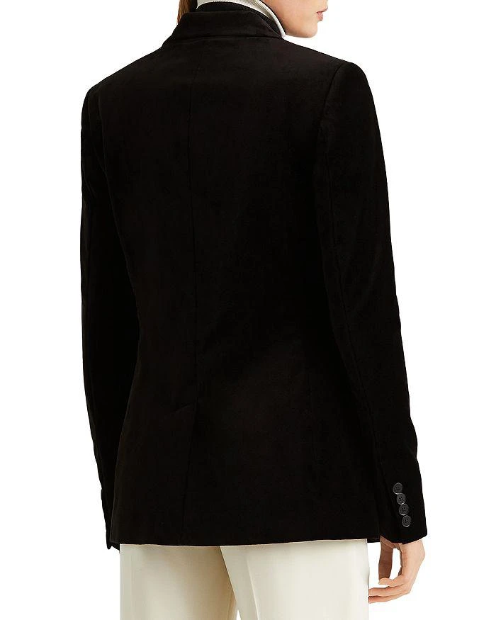 商品Ralph Lauren|Velvet One Button Blazer,价格¥589,第3张图片详细描述