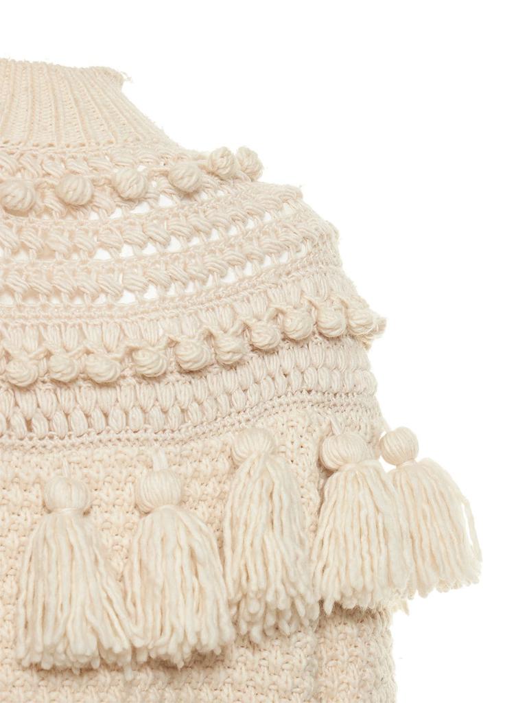 Kaleidoscope Crochet Wool Sweater商品第6张图片规格展示
