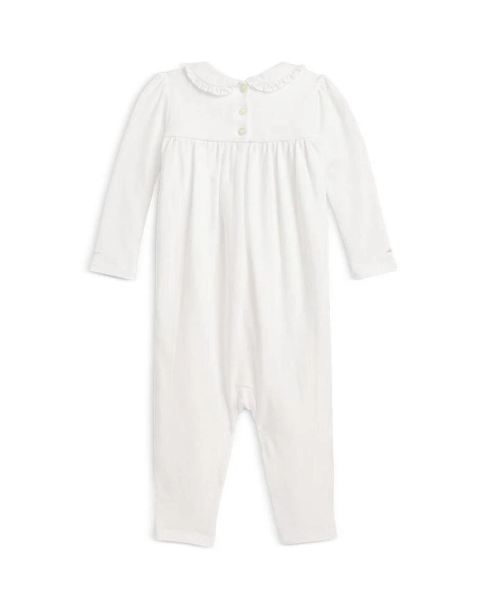 商品Ralph Lauren|Girls' Smocked Coverall - Baby,价格¥529,第2张图片详细描述