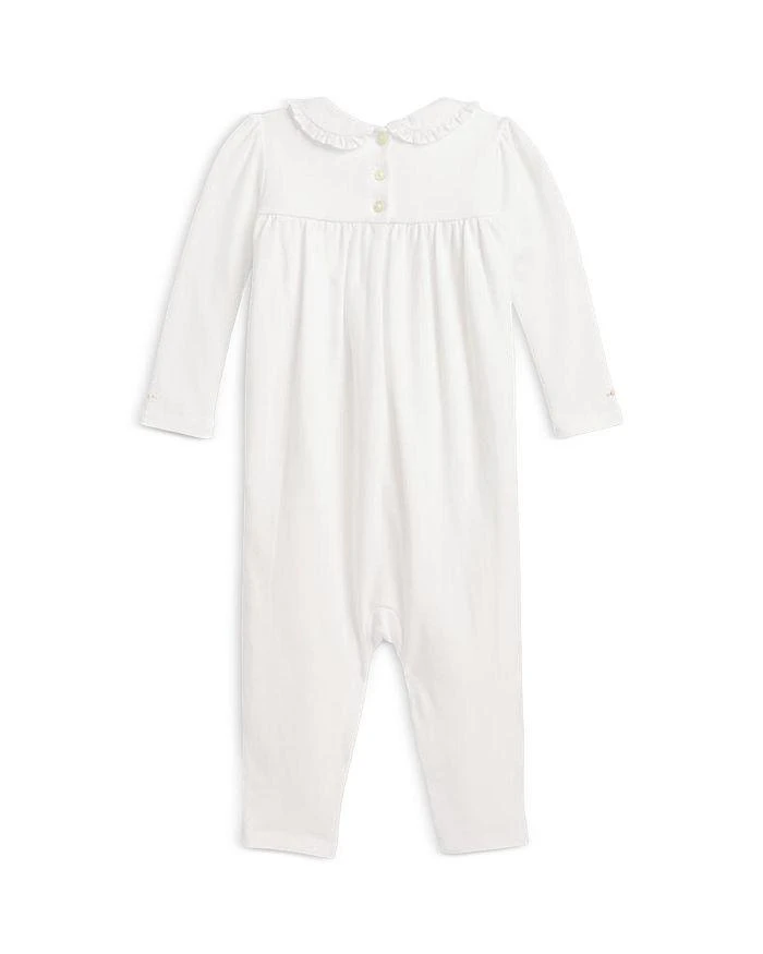 商品Ralph Lauren|Girls' Smocked Coverall - Baby,价格¥707,第2张图片详细描述