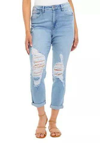 商品Celebrity Pink|Pink Juniors Straight Leg Mom Jeans,价格¥91,第1张图片详细描述