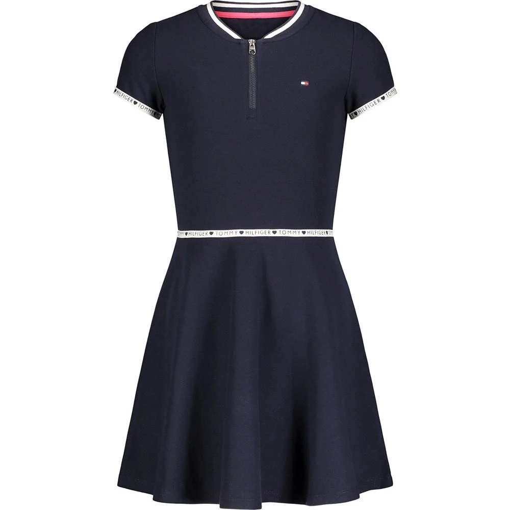 商品Tommy Hilfiger|Little Girls Quarter Zip Dress,价格¥292,第1张图片