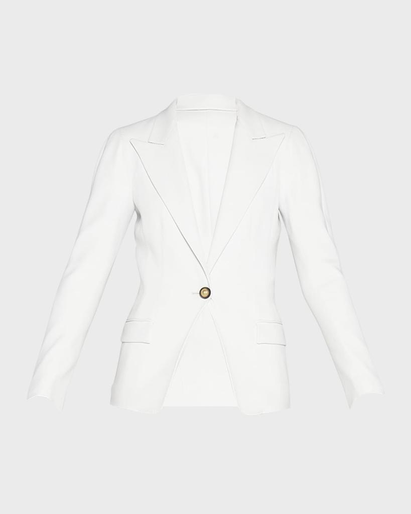 商品Giorgio Armani|Viscose Cady Single-Breasted Blazer,价格¥18567,第4张图片详细描述