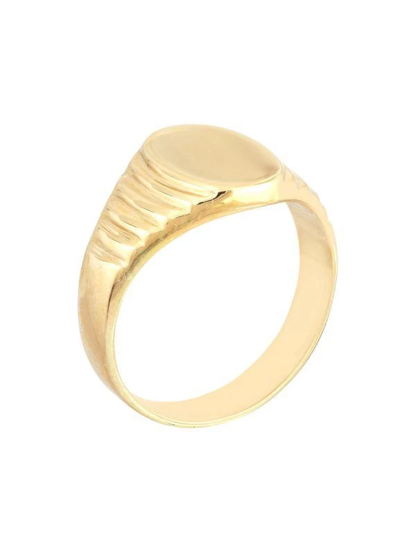 商品Saks Fifth Avenue|14K Yellow Gold Pattern Signet Ring,价格¥4113,第1张图片