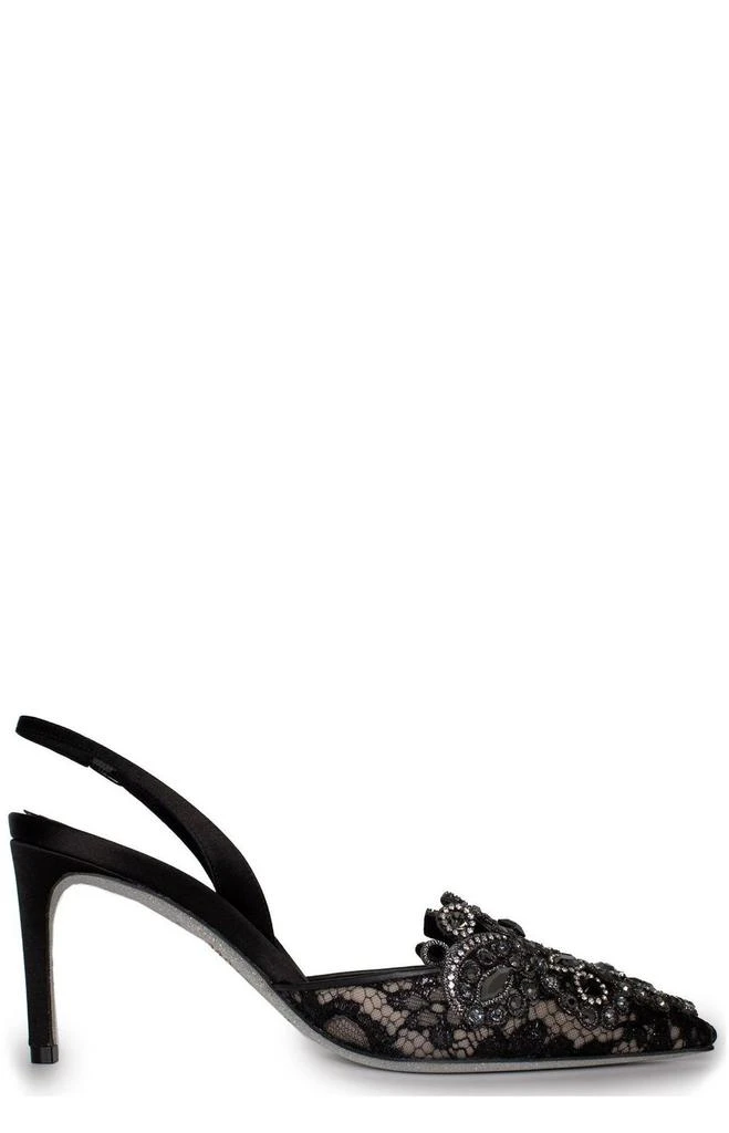 商品Rene Caovilla|René Caovilla Embellished Pointed-Toe Pumps,价格¥4763,第1张图片