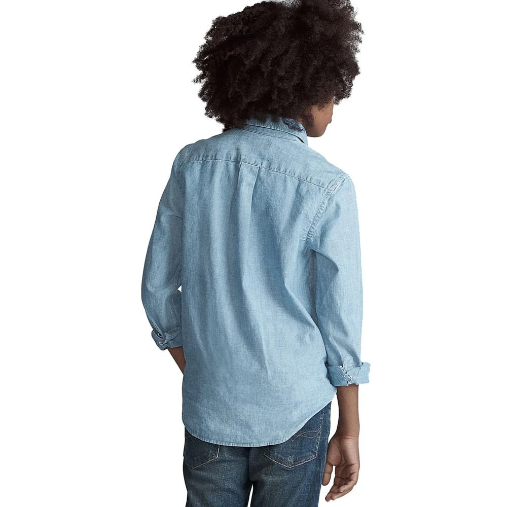 商品Ralph Lauren|大童款全棉长袖衬衫,价格¥422,第5张图片详细描述