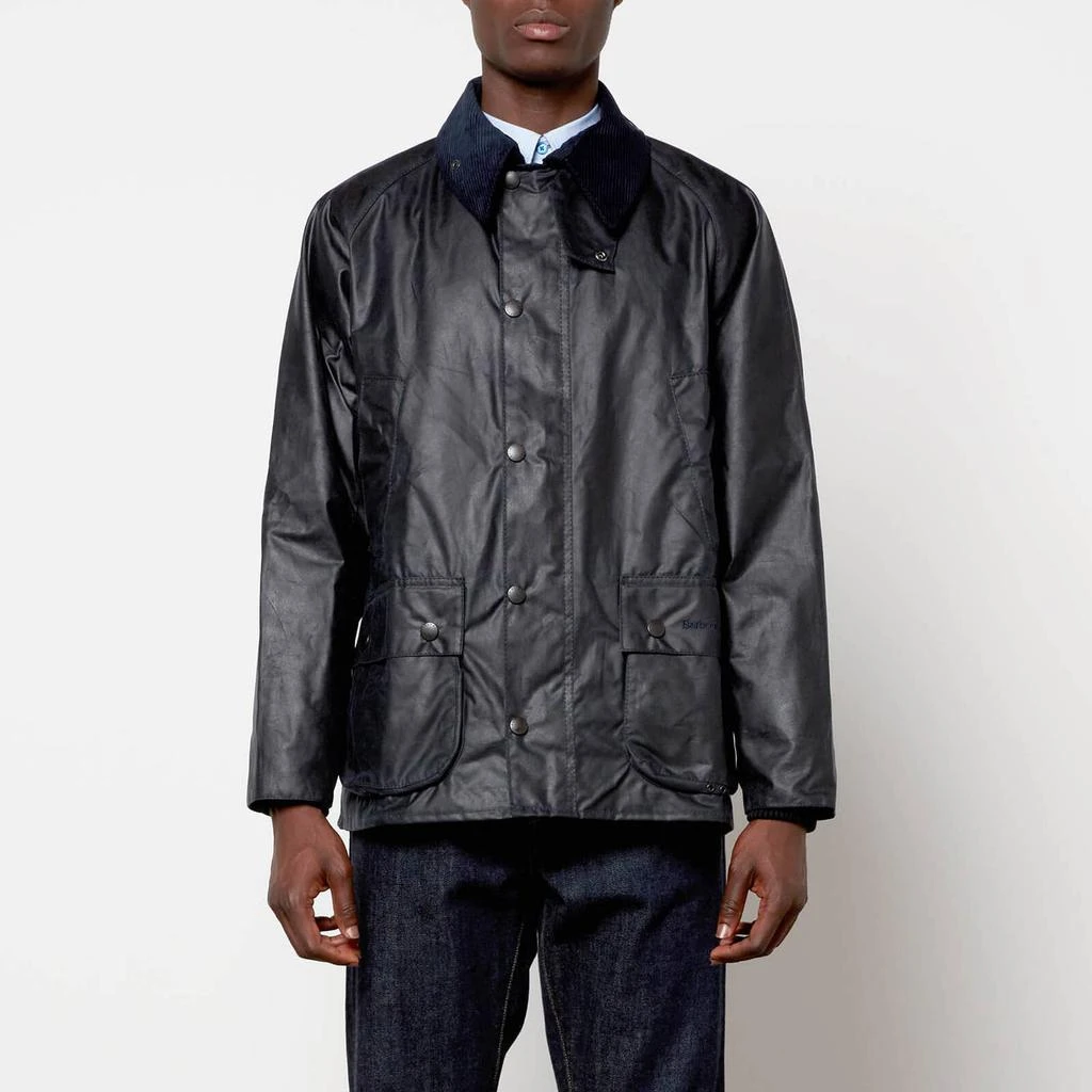 商品Barbour|Barbour Heritage Men's Bedale Wax Jacket - Navy,价格¥1654,第1张图片