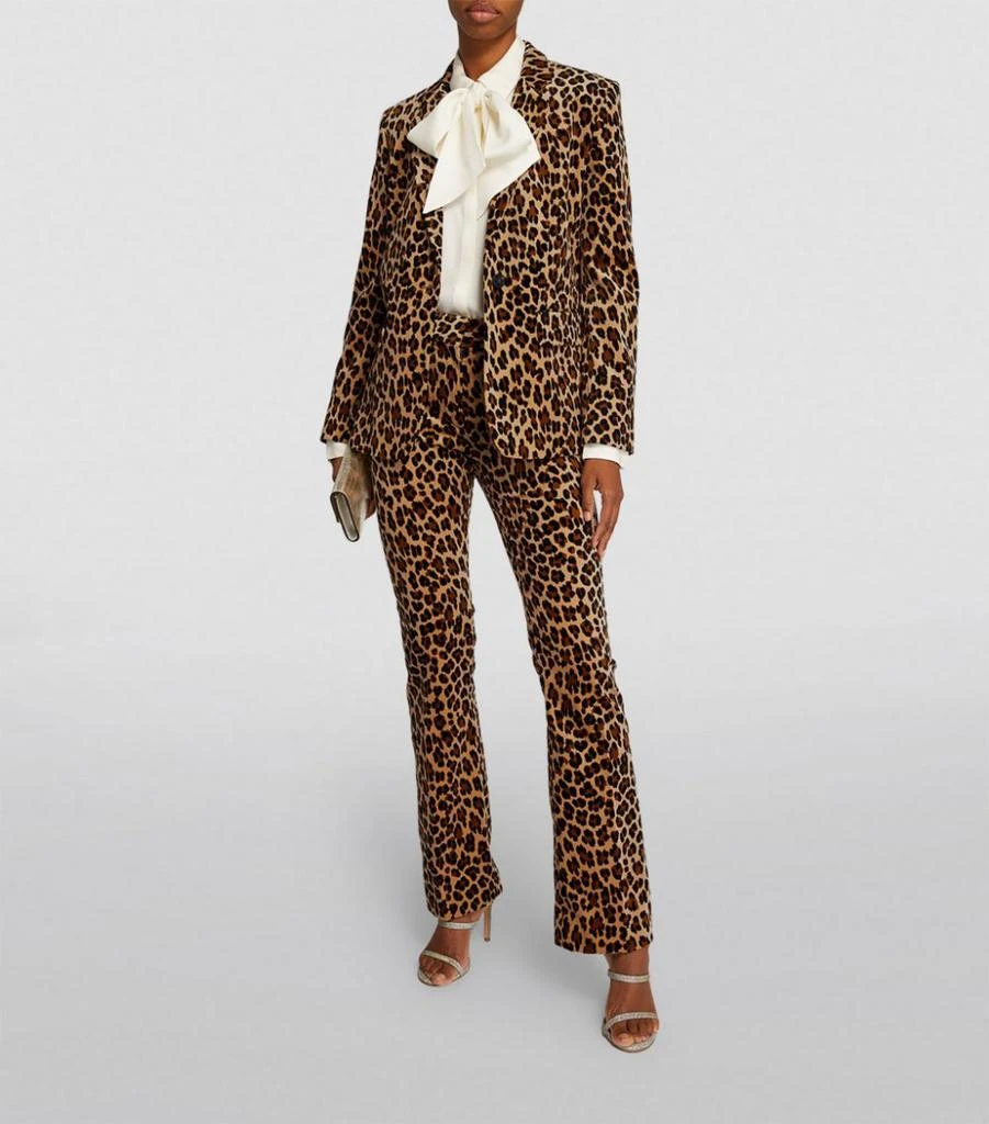 商品FRAME|Animal Print Classic Blazer,价格¥5926,第2张图片详细描述