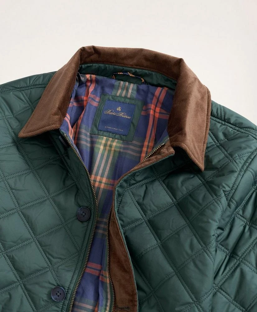商品Brooks Brothers|Big & Tall Diamond Quilted Jacket,价格¥1416,第4张图片详细描述