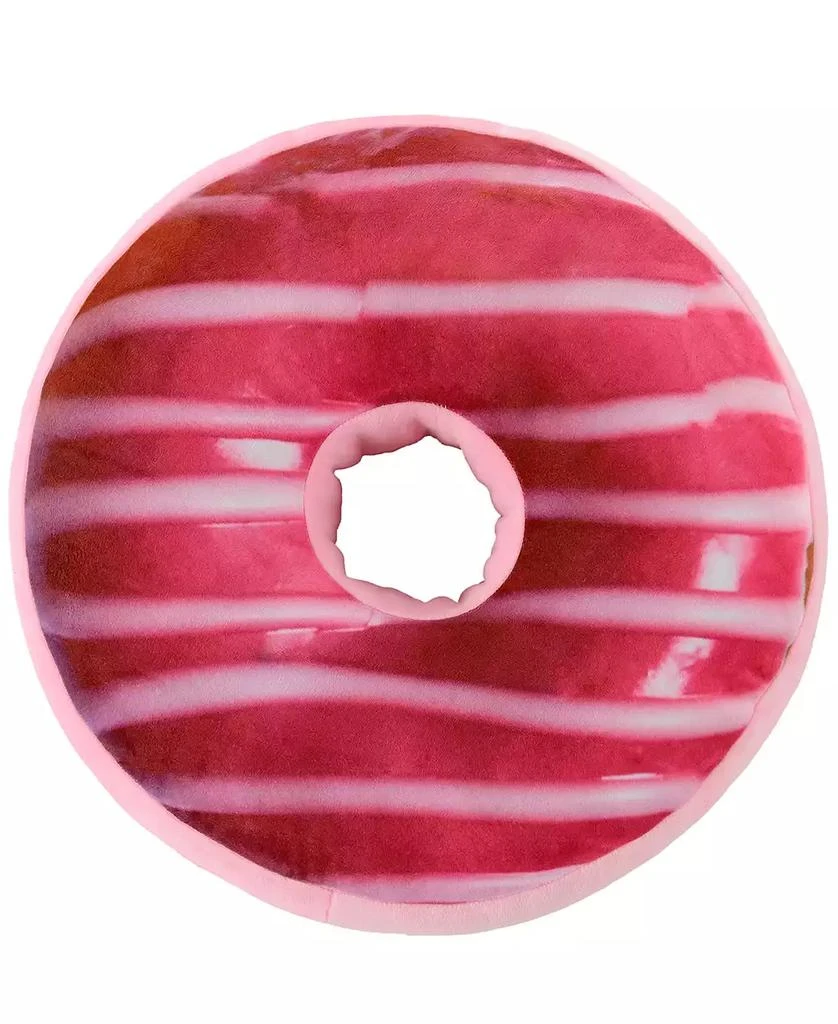 商品Cheer Collection|Reversible Photoreal Donut Decorative Pillow, 16" Round,价格¥163,第1张图片