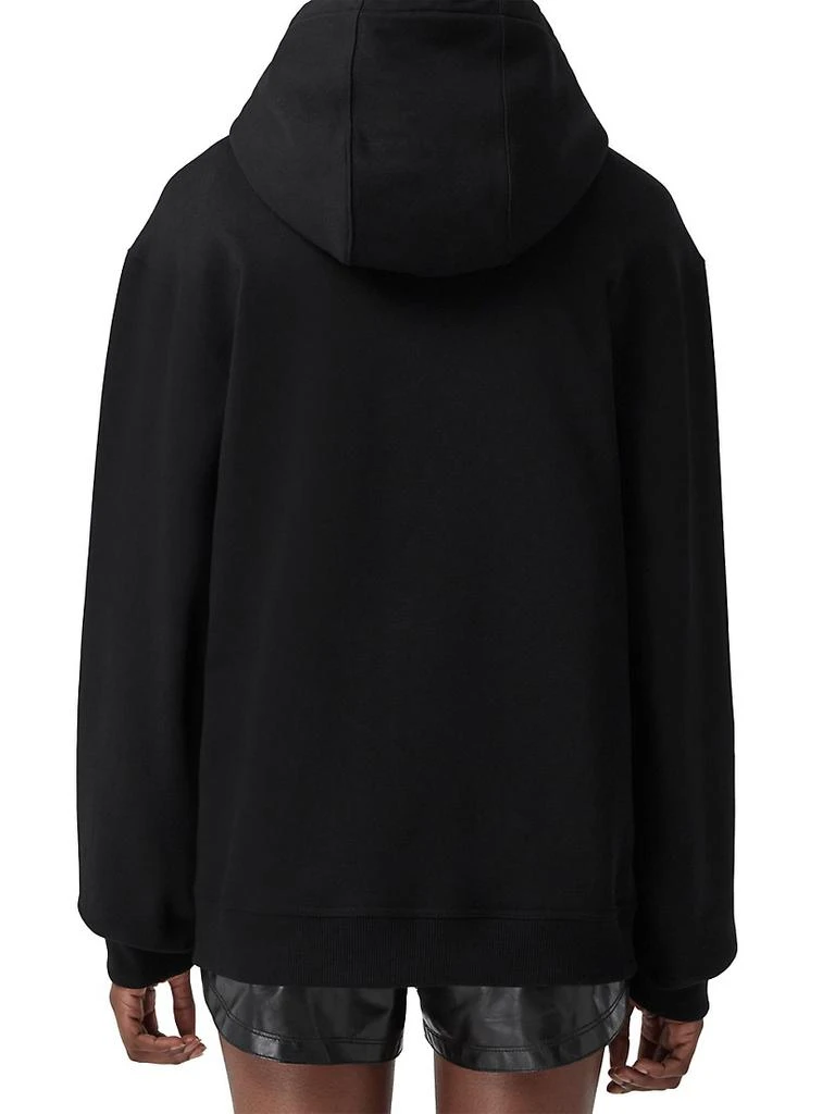 商品Burberry|Vivienne Logo-Patch Cotton Hooded Sweatshirt,价格¥6450,第4张图片详细描述