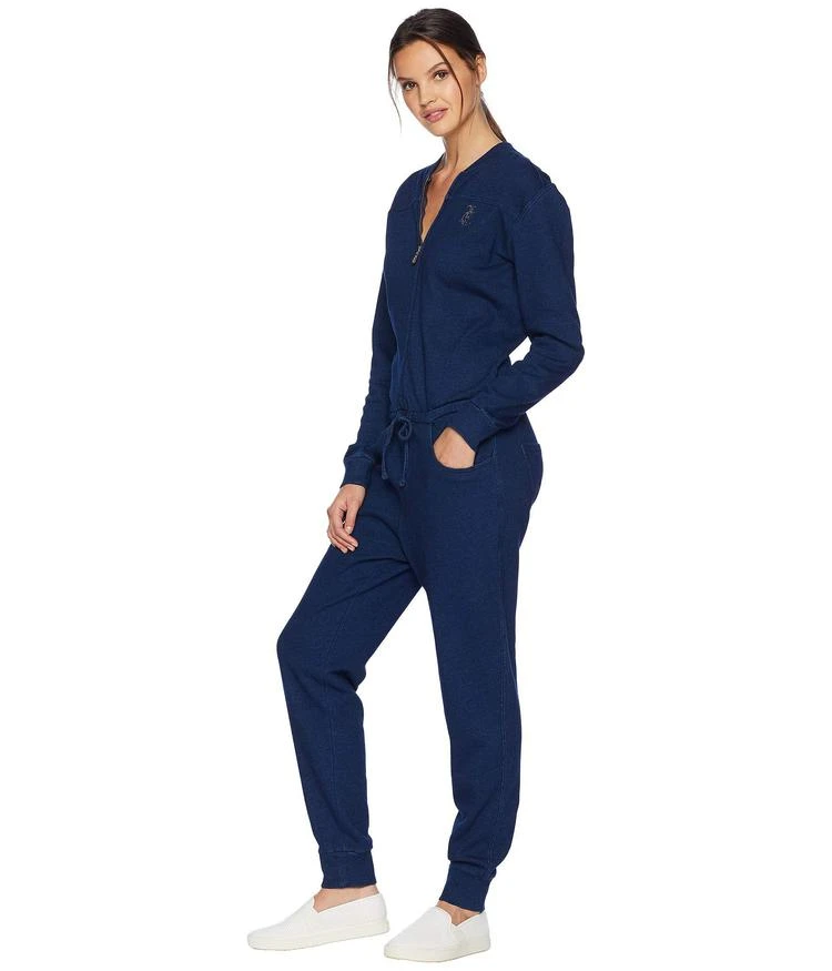 商品Juicy Couture|Denim Indigo French Terry Jumpsuit,价格¥701,第2张图片详细描述