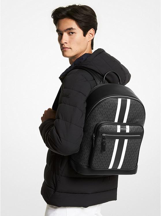 商品Michael Kors|Hudson Logo Stripe Backpack,价格¥1478,第6张图片详细描述