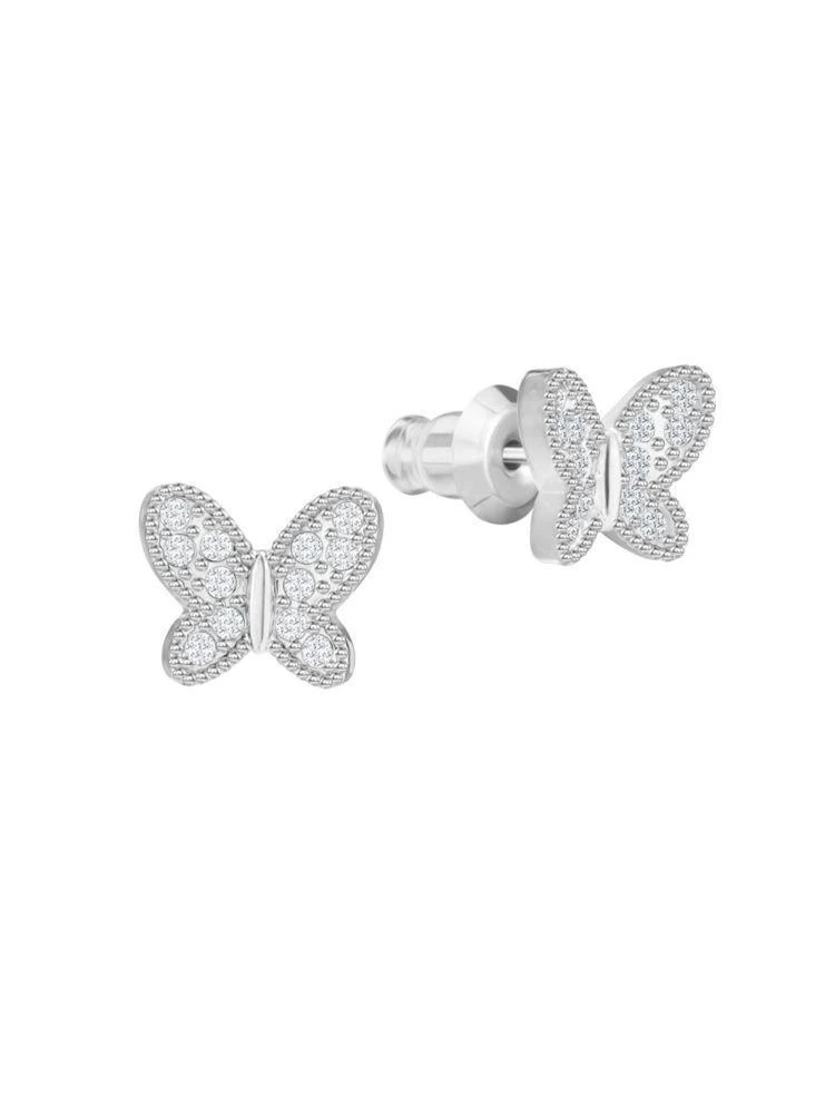 商品Swarovski|Field Crystal Studded Butterfly Earrings,价格¥444,第2张图片详细描述