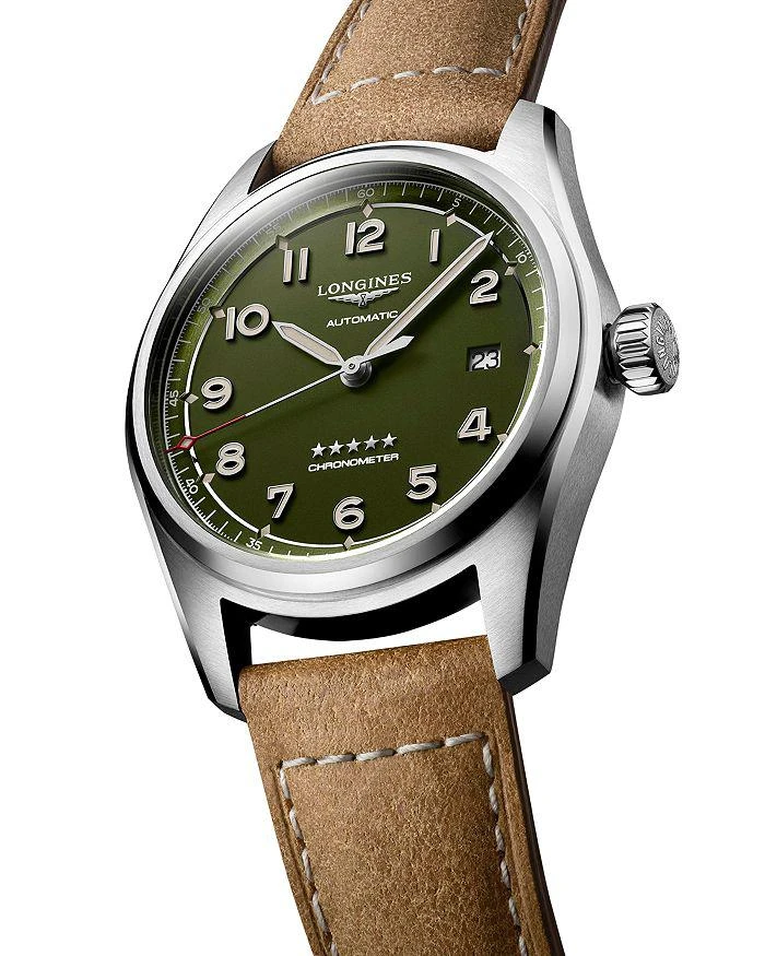 商品Longines|Spirit Green Watch, 40mm,价格¥16837,第3张图片详细描述