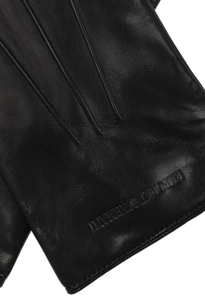 商品Emporio Armani|Leather Gloves,价格¥1121,第3张图片详细描述