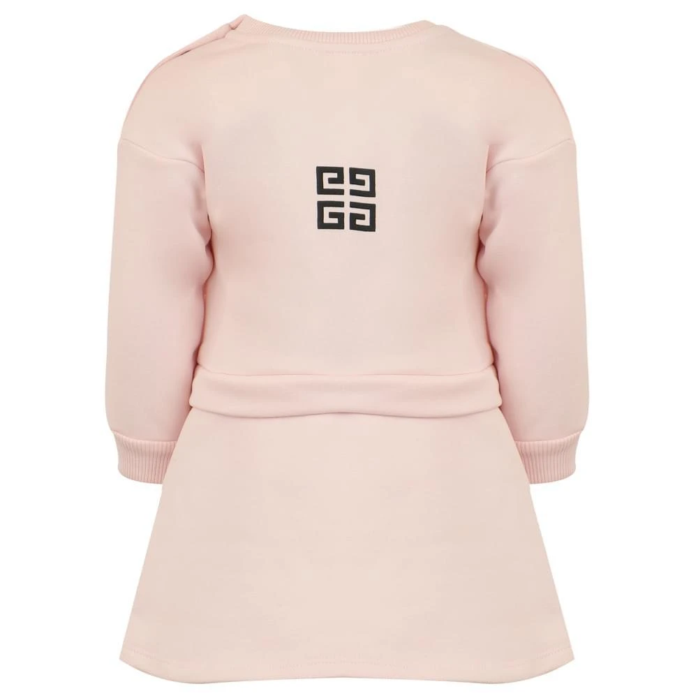 商品Givenchy|Pale Pink Baby Girls Sweatshirt Dress,价格¥885,第3张图片详细描述