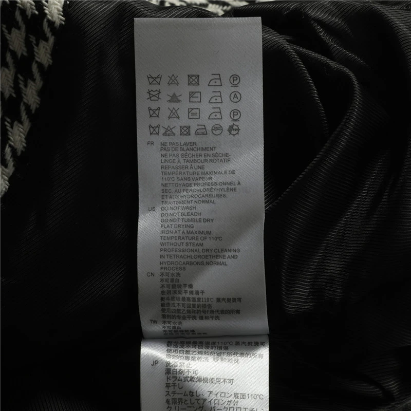 商品Sandro|SANDRO 女士格纹棉质西服外套 AG10231054-BLACK,价格¥604,第1张图片